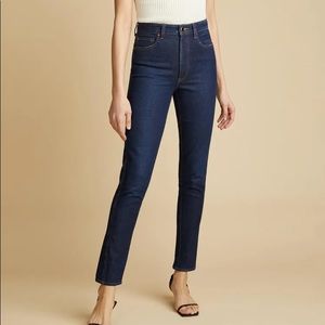 KHAITE Vanessa high rise straight jeans